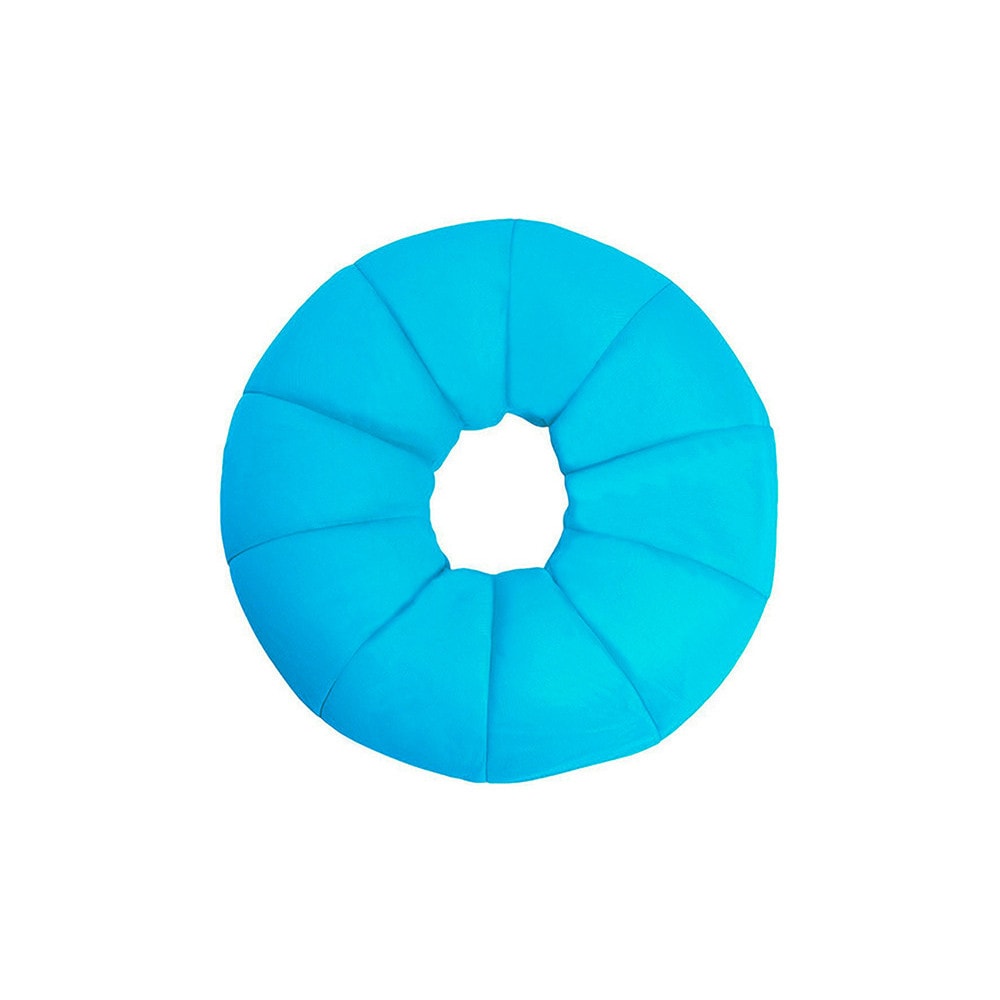 pouf rond homer bleu ciel