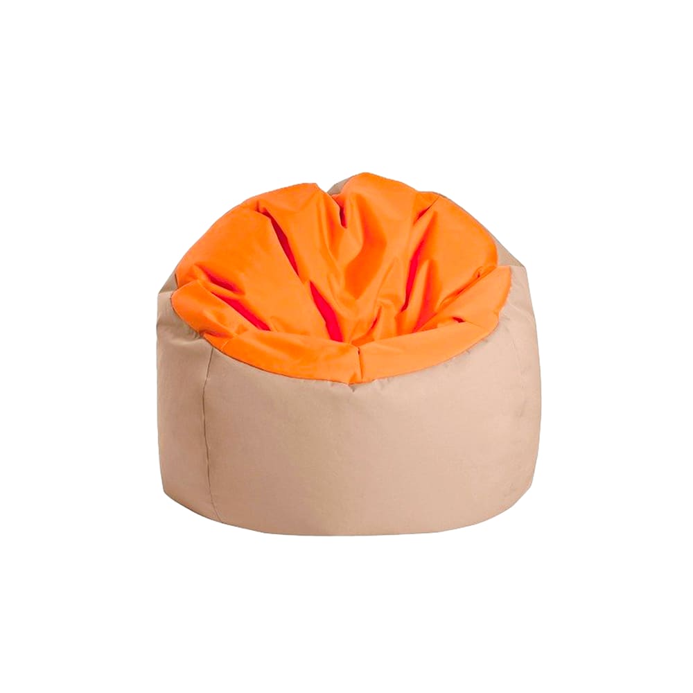 pouf rond bowie - orange