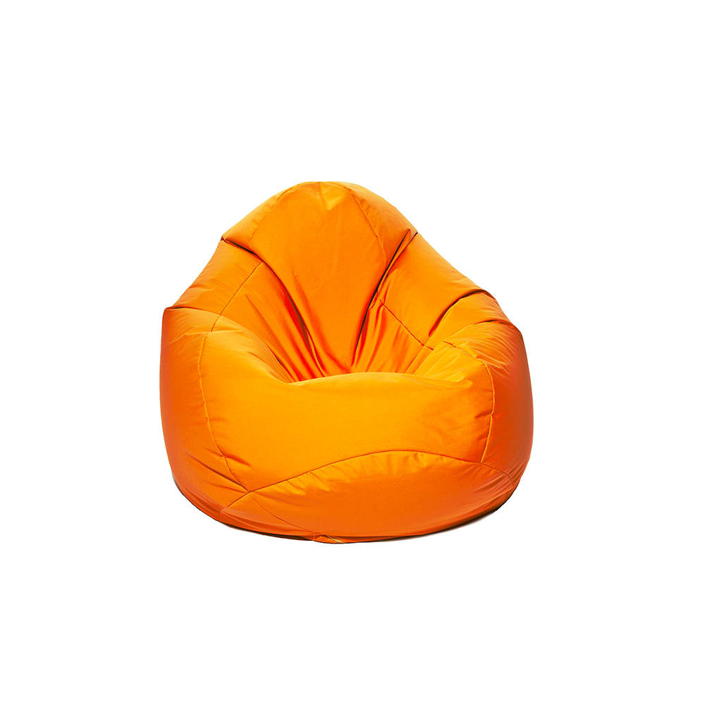 pouf poire imperméable - orange