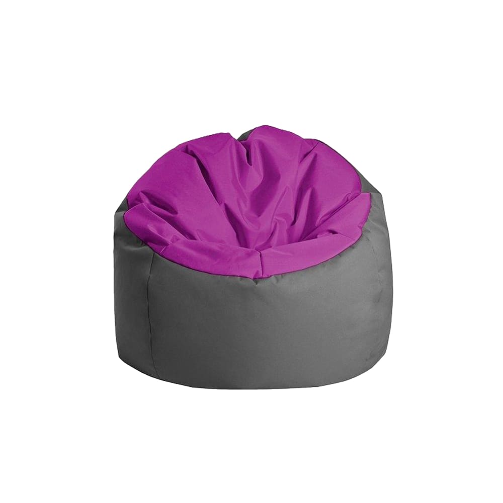 Pouf rond bowie - aubergine