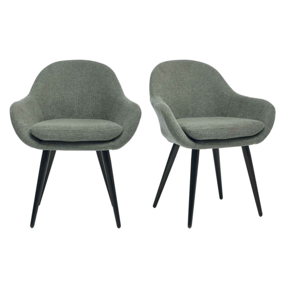 Fauteuil de table en - sauge