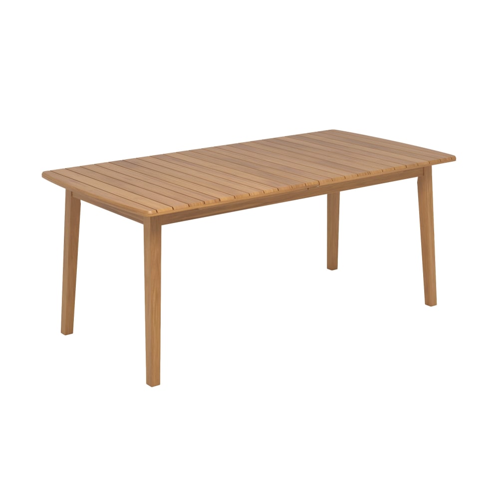 Table extensible en bois d'acacia huilé 6 à 10 personnes