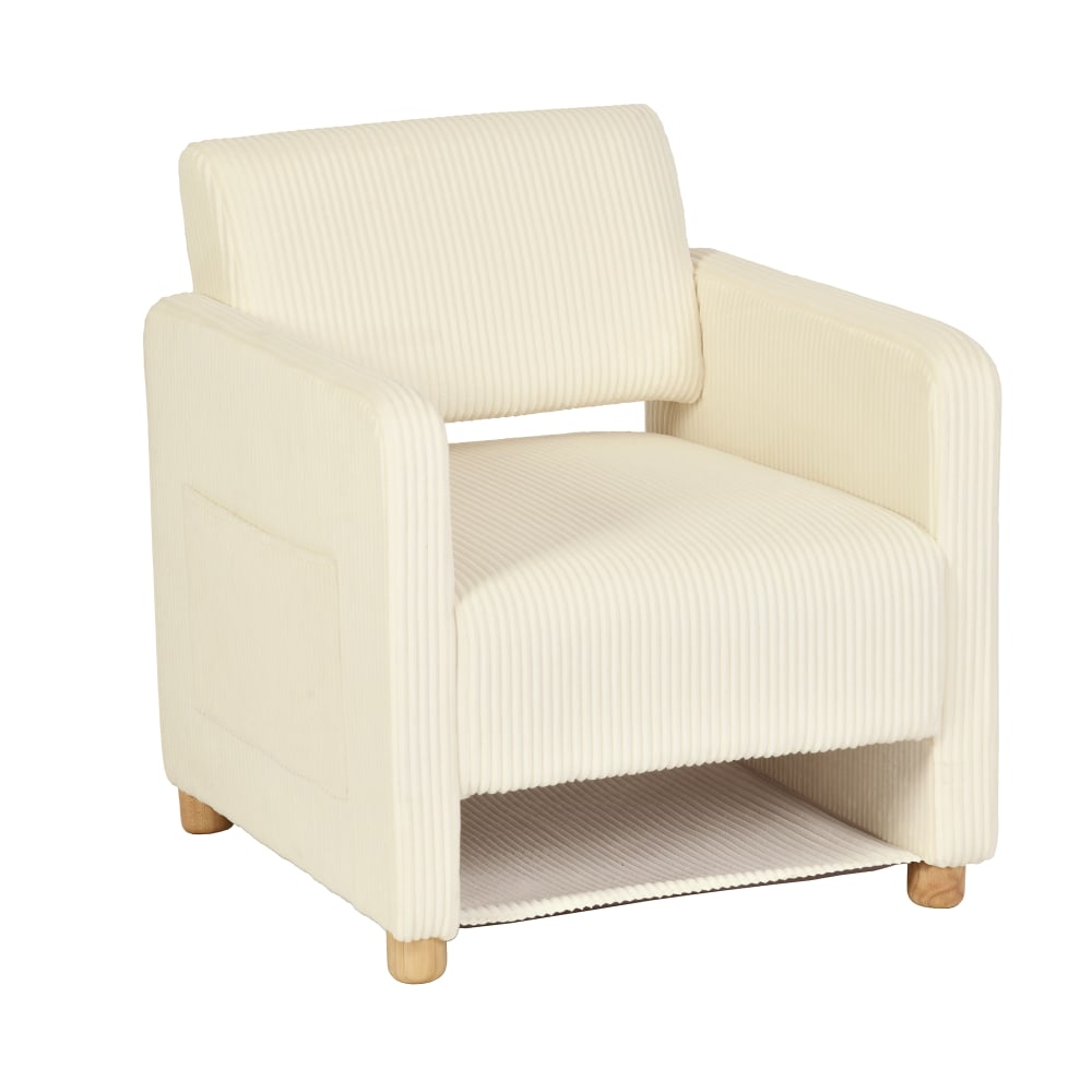 Fauteuil en velours côtelé - sac