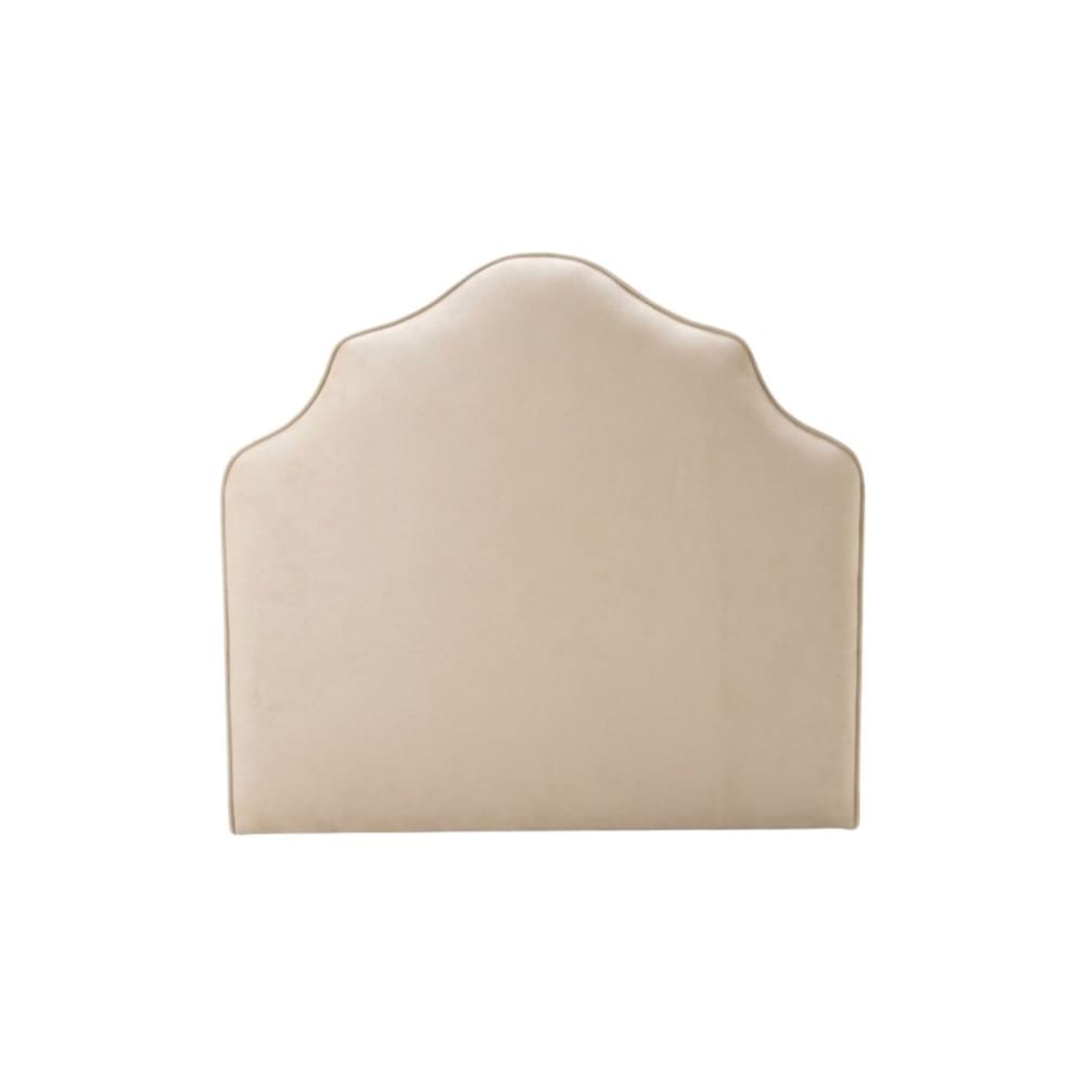 Tête de lit rembourrée aggloméré beige 100x107x9cm