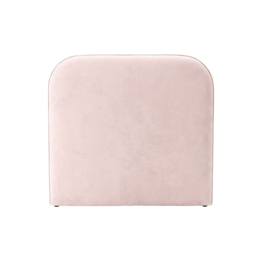Tête de lit rembourrée aggloméré rose  100x107x9,5cm