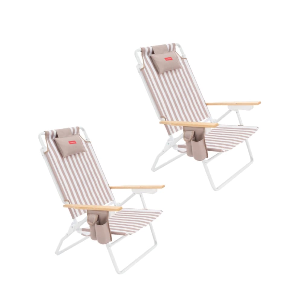 Lot 2 Chaises plage