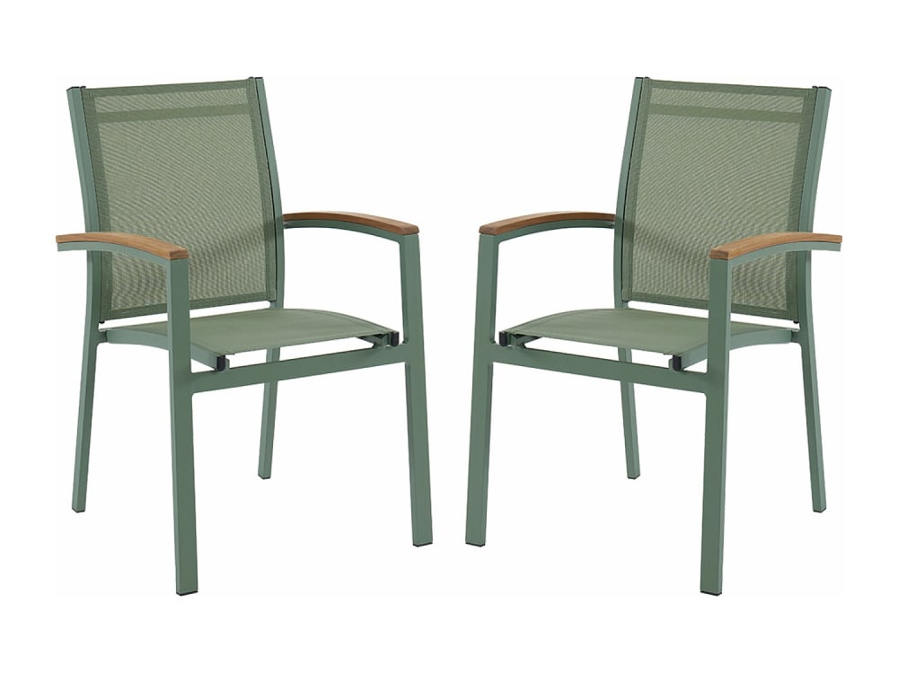 Lot 2 chaises jardin