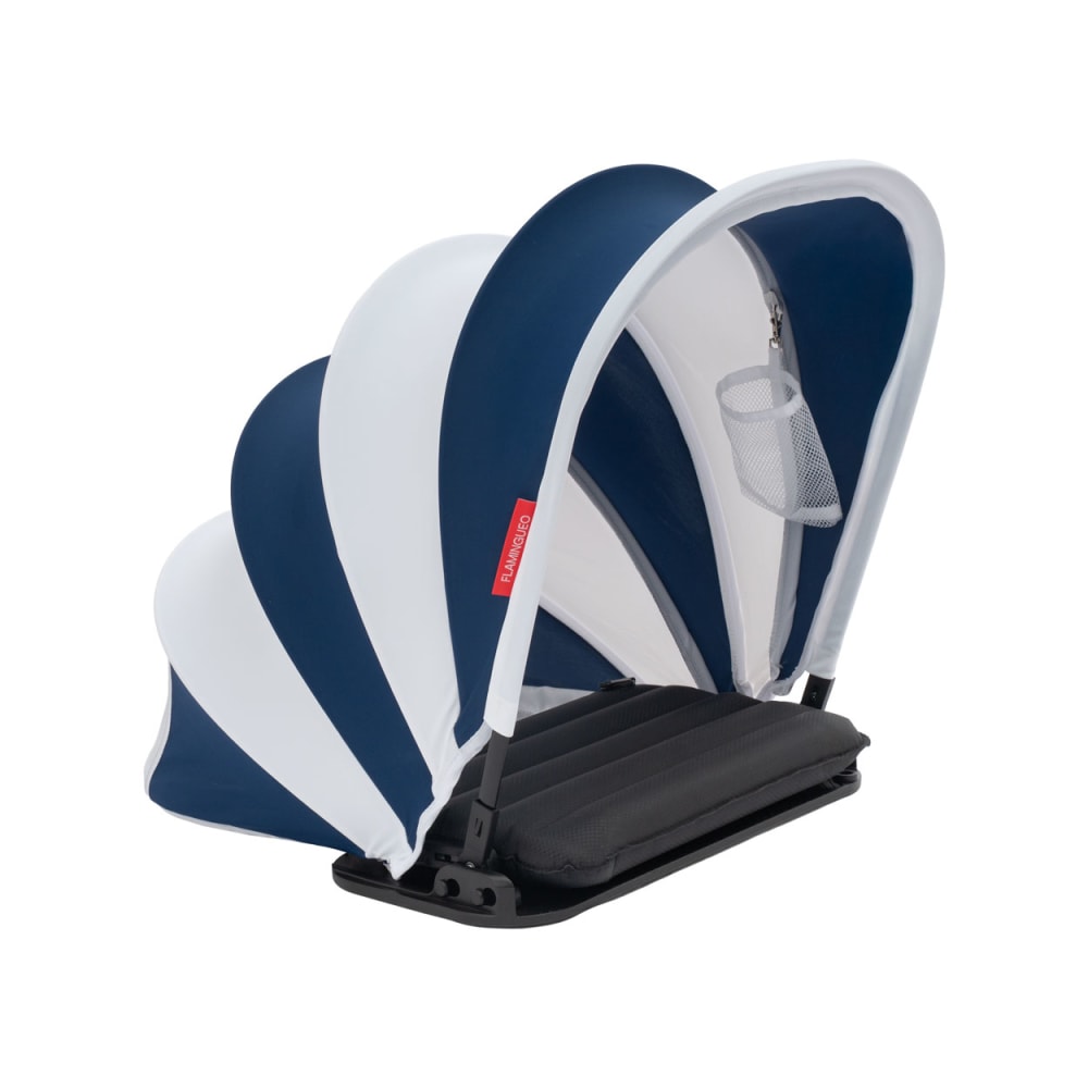 Tente plage avec coussin UPF50+ réglable bleu