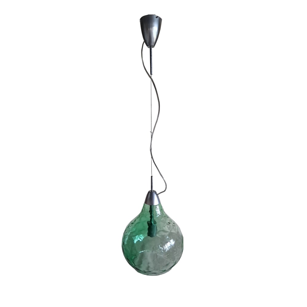 Suspension métal cloche vert D30cm — vue 4