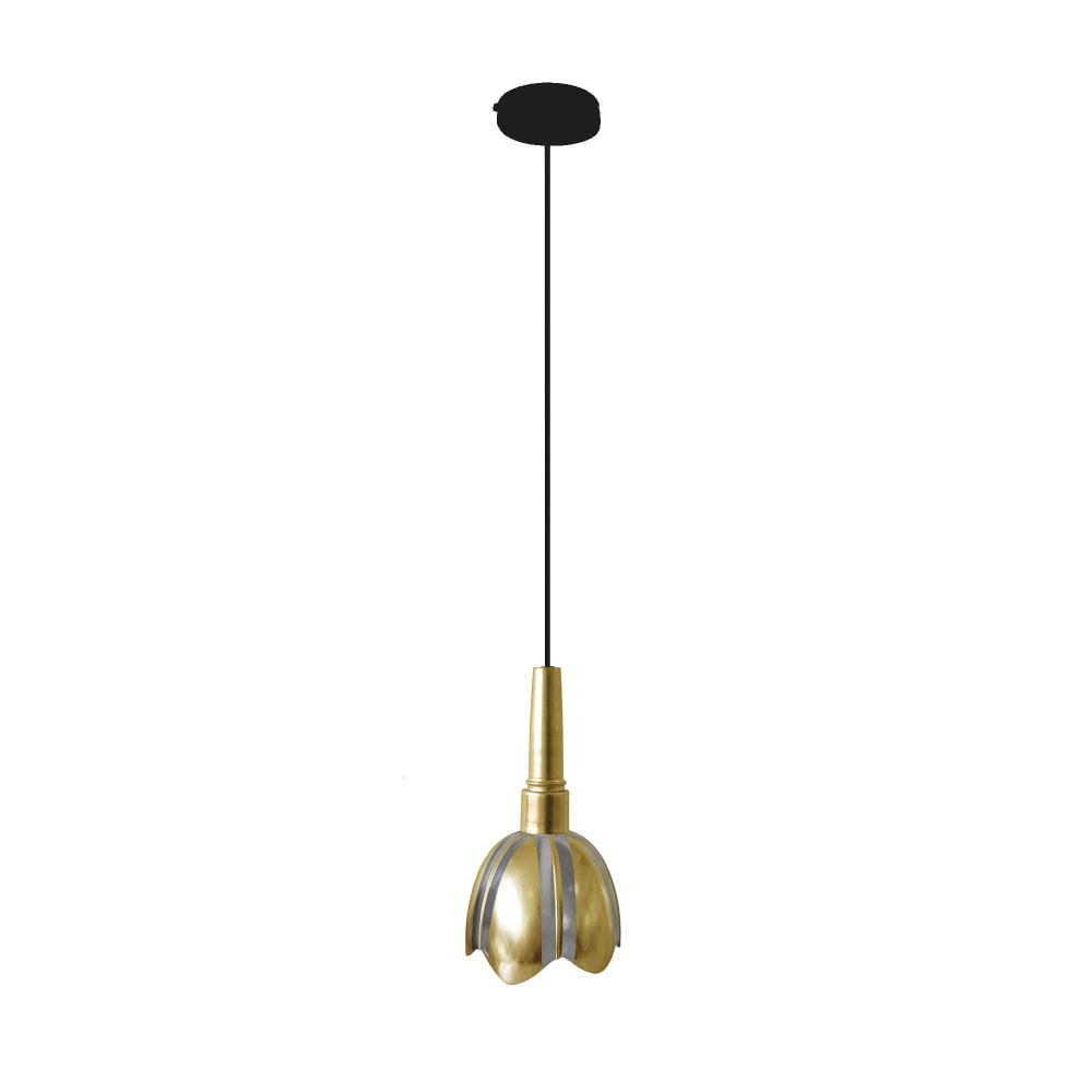 Suspension métal cable cloche or D18cm — vue 4