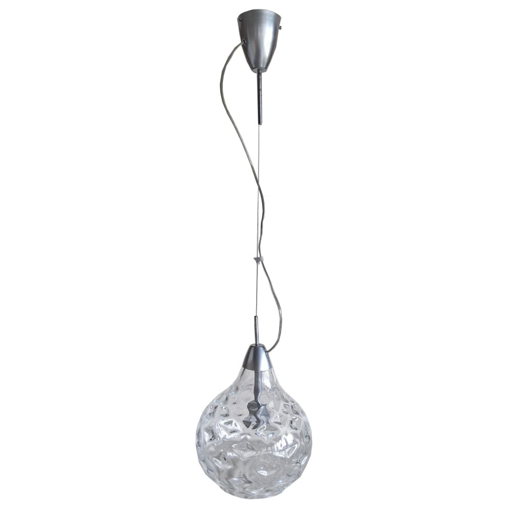 Suspension métal cloche transparent D30cm — vue 4