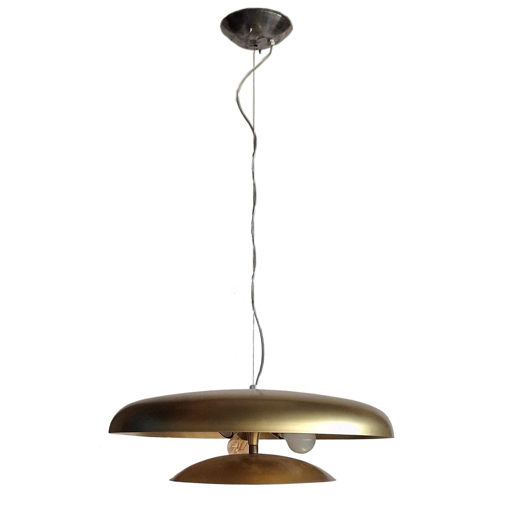 Suspension métal cable ronde or D64cm — vue 4