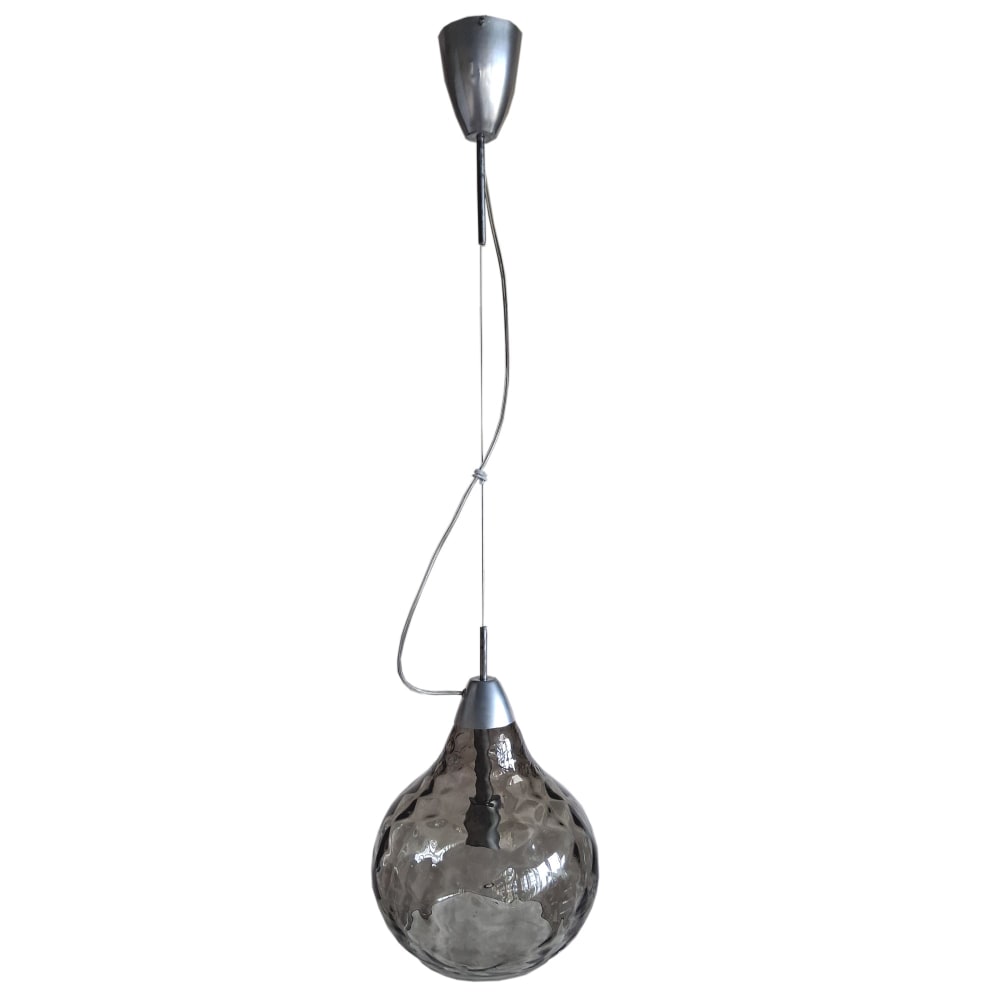Suspension métal cloche transparent D30cm — vue 4