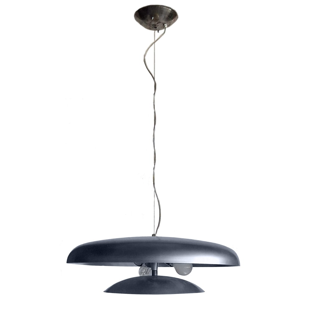 Suspension métal cable ronde chromé D64cm — vue 4