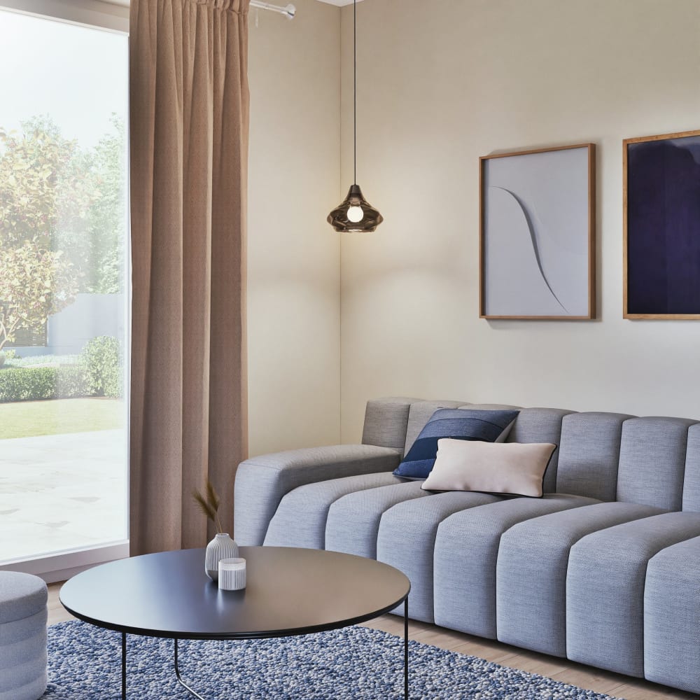 Suspension métal cloche aluminium D25cm — vue 3