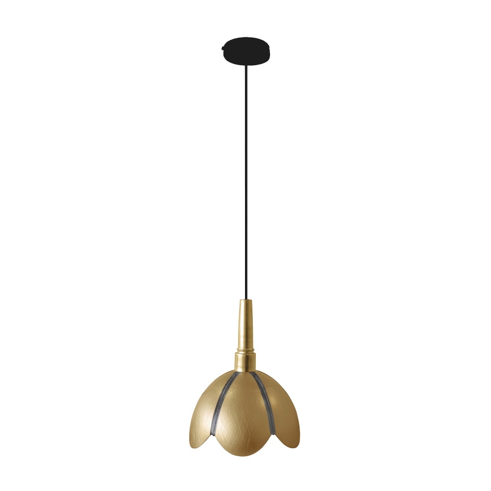 Suspension métal cable cloche or D25cm — vue 4