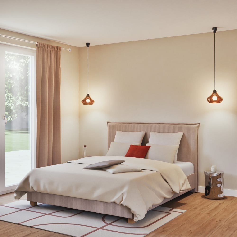 Suspension métal cloche aluminium D25cm — vue 3
