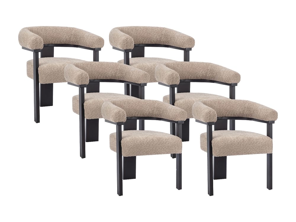 chaise polyester noir