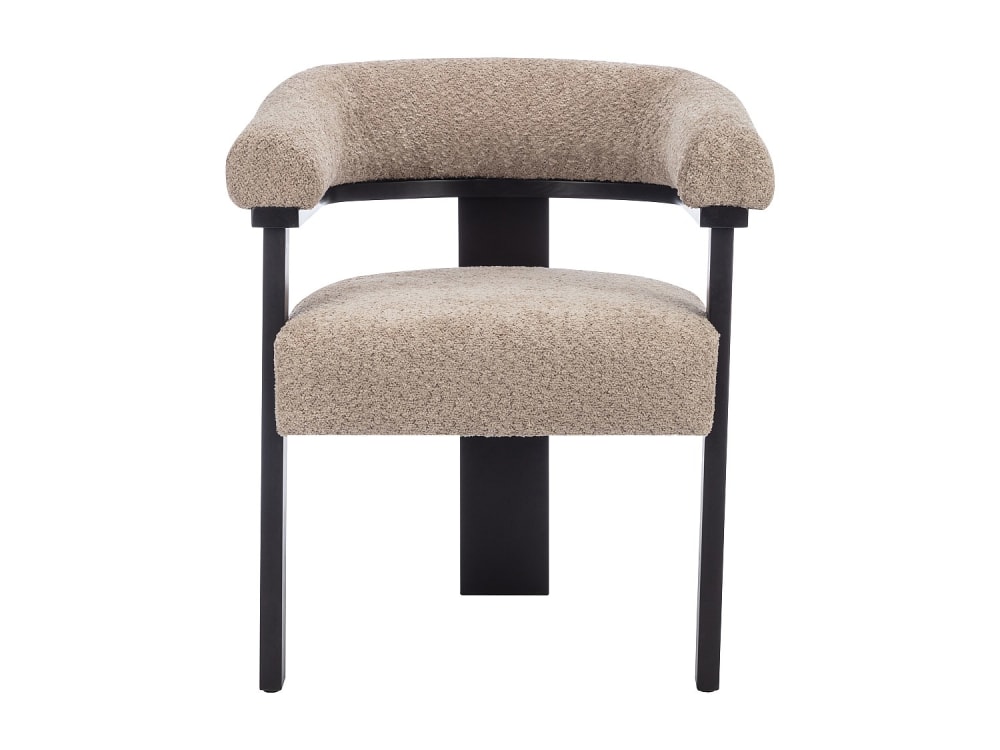 chaise polyester noir