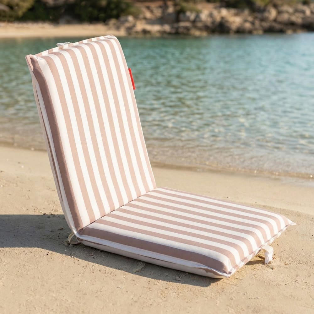 2er Set klappbare Strandstühle, Beige - Maisons Du Monde