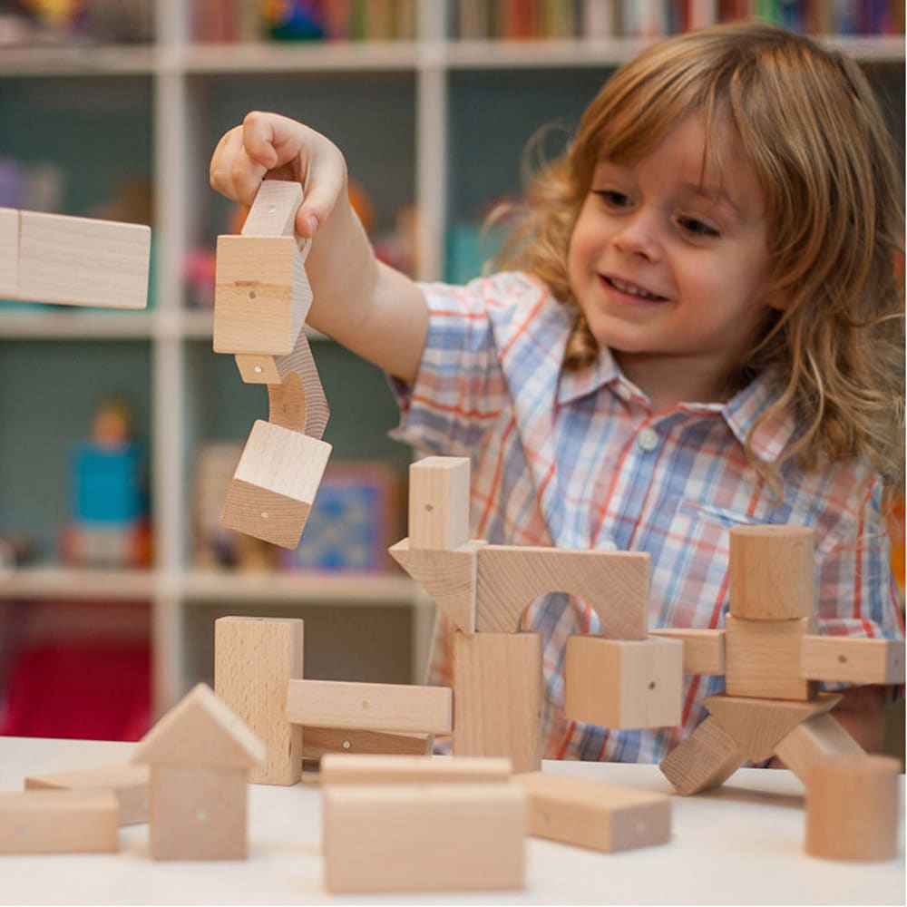 Micro Prof Set Aus 7 Magnetischen Holzteilen - Maisons Du Monde