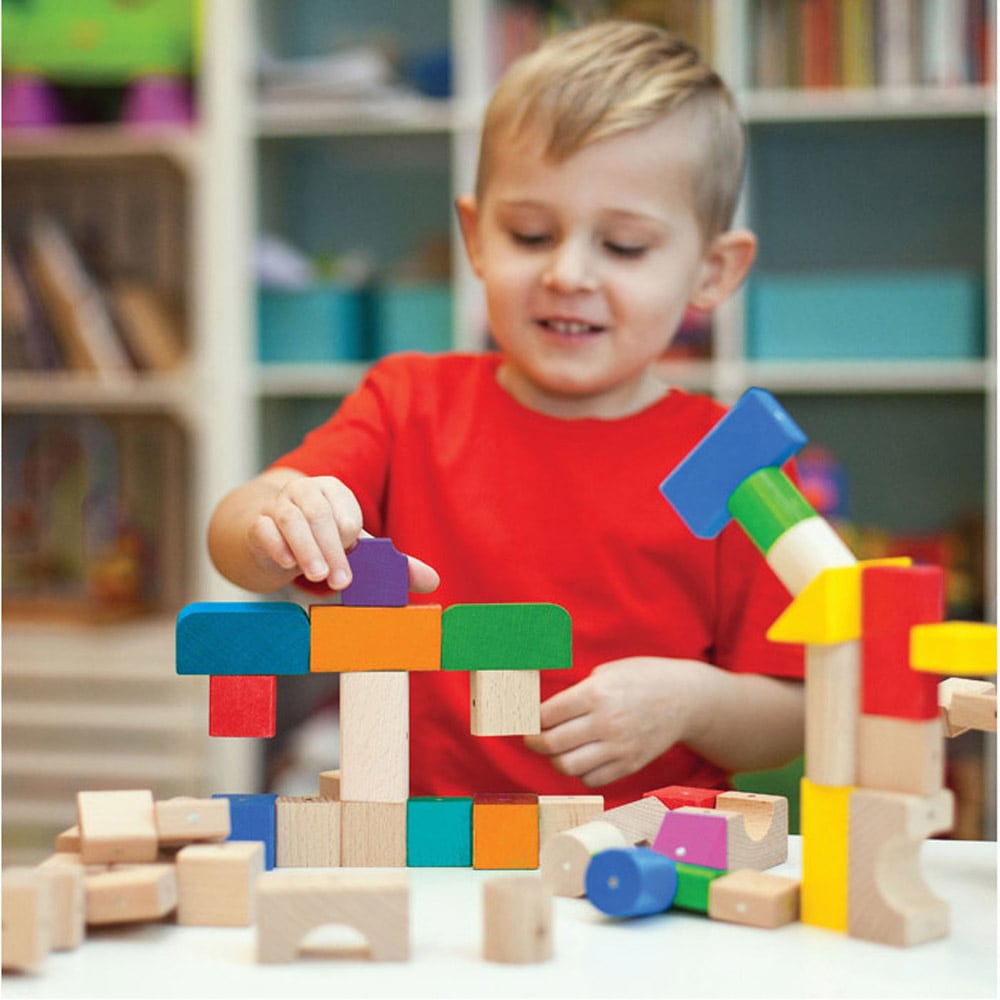 Micro Ship Set Aus 17 Magnetischen Holzteilen - Maisons Du Monde