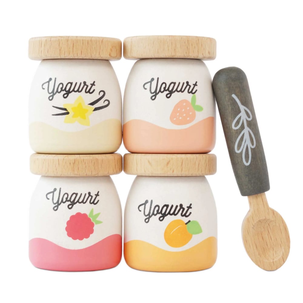 Le Toy Van Joghurt Packung BEIGE HOLZ Kinder