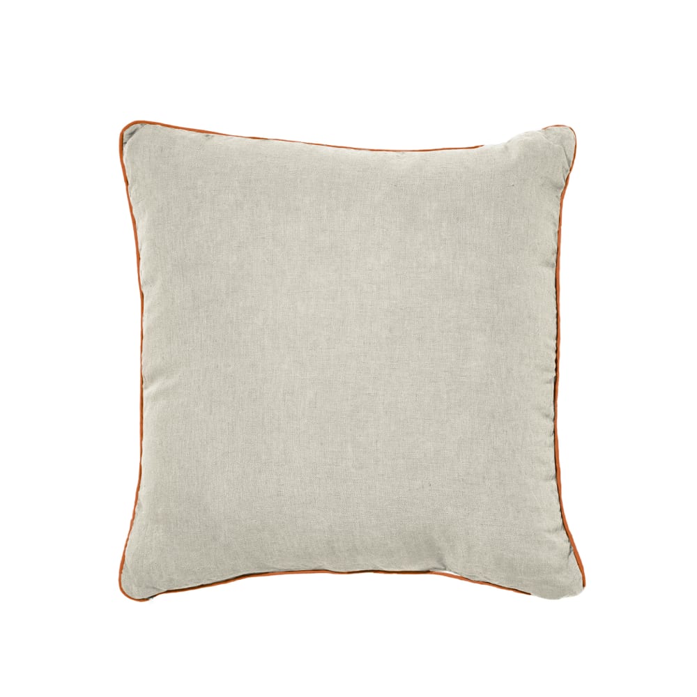 Housse de coussin en lin lavé lin 40x40cm