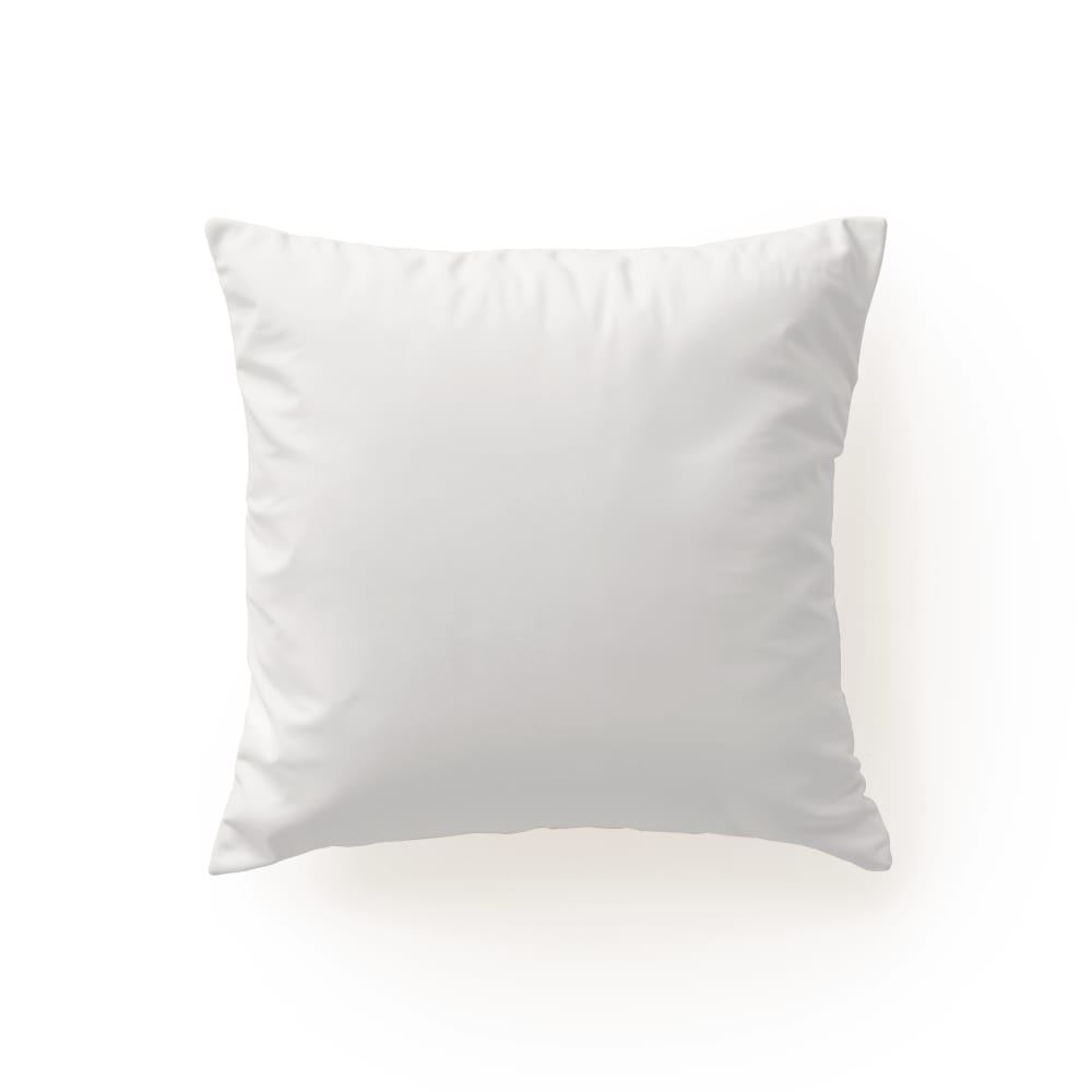 Taie de coussin coton 200 fils blanc 65x65 cm