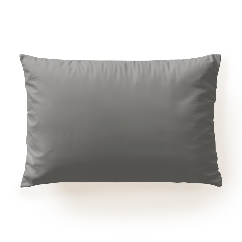 Ethere Kissenbezug Baumwolle 200TC Anthrazit 50x80 cm style modern Grau Baumwolle