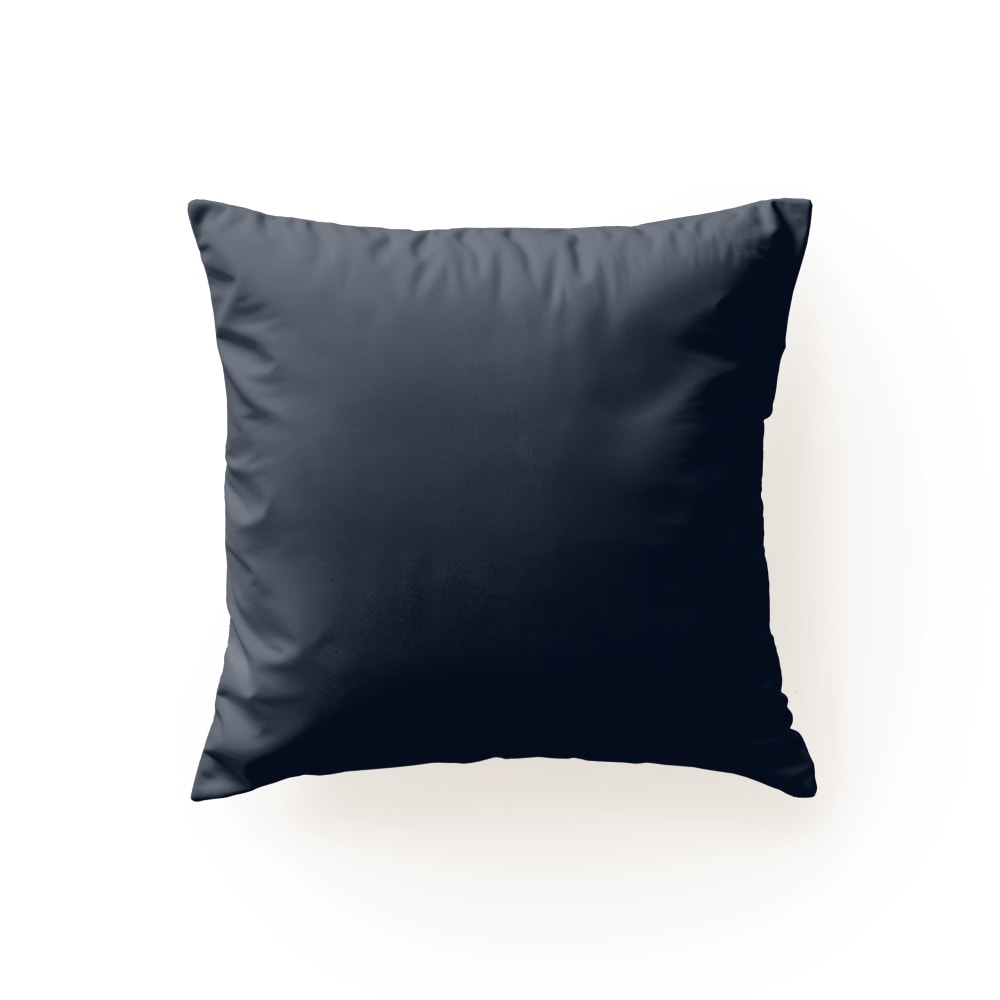 Taie de coussin coton 200 fils bleu marine 65x65 cm Taie de coussin coton 200 fils bleu marine 65x65 cm
