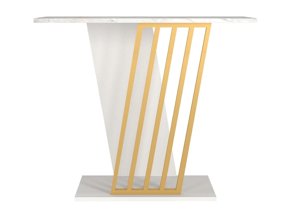 Table console panneau de particule blanc Table console panneau de particule blanc