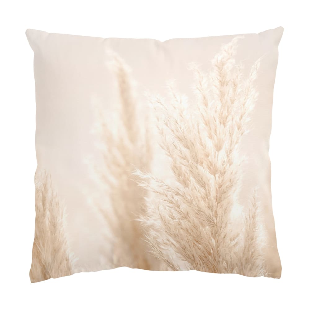 micasia Dekokissen Pampasgras im Sonnenlicht aus Polyester, beige 50 x 50 cm style landhaus Öko-Tex Zertifikat - Stoff