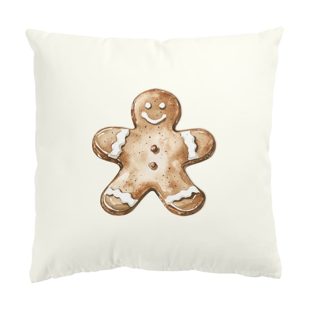 micasia Dekokissen Lebkuchenmännchen aus Polyester, beige 40 x 40 cm style modern Öko-Tex Zertifikat - Stoff