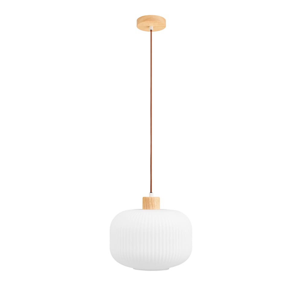 suspension ronde en verre