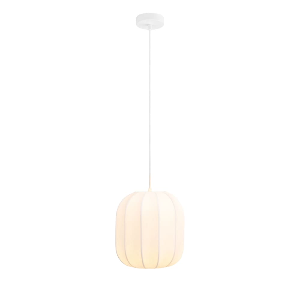 Suspension ronde en soie ø25cm - blanc — vue 4