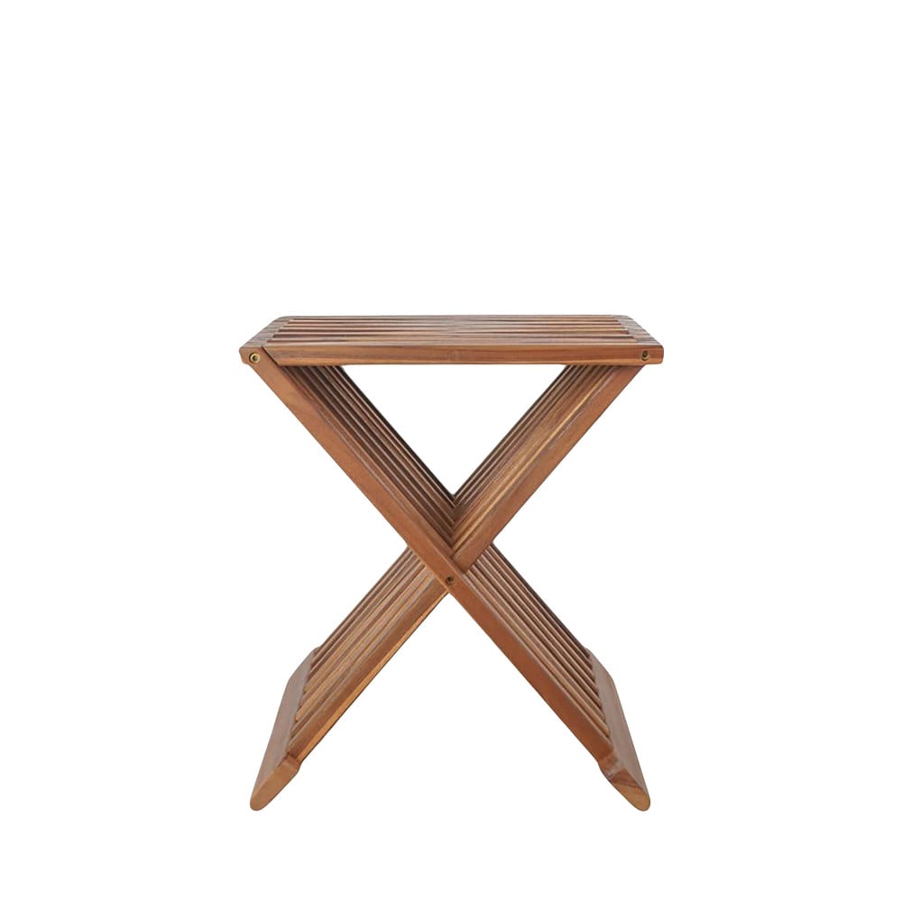 tabouret en teck h45cm