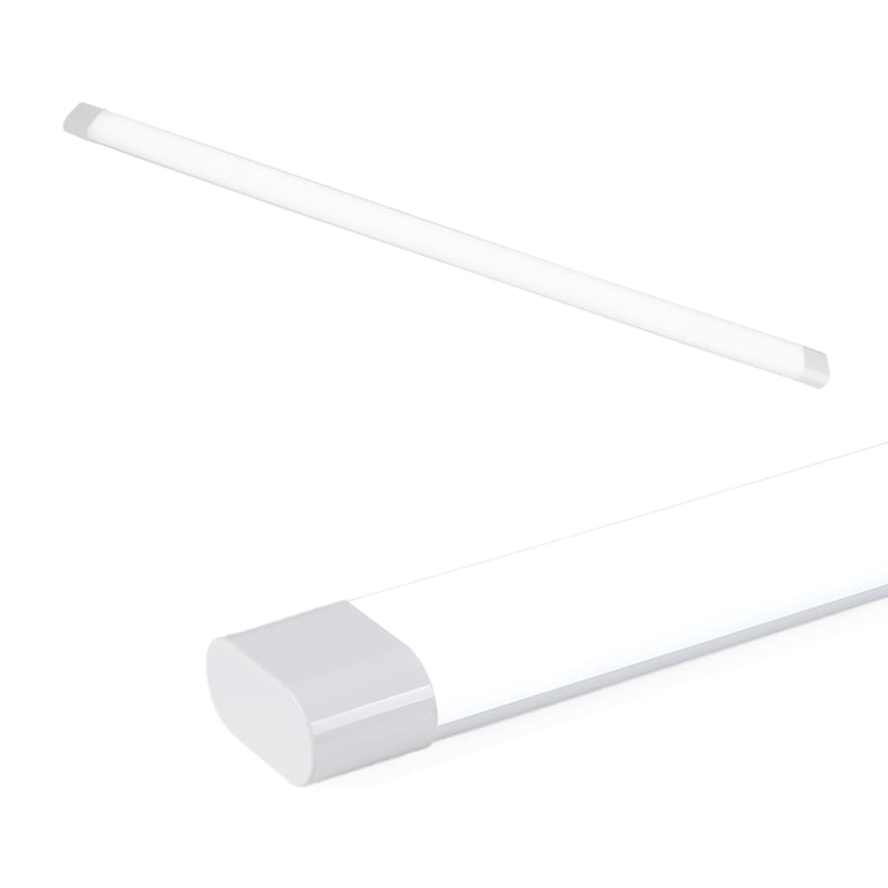 Luminiaire LED linéaire moderne plastique blanc 120 cm 36W 6000K