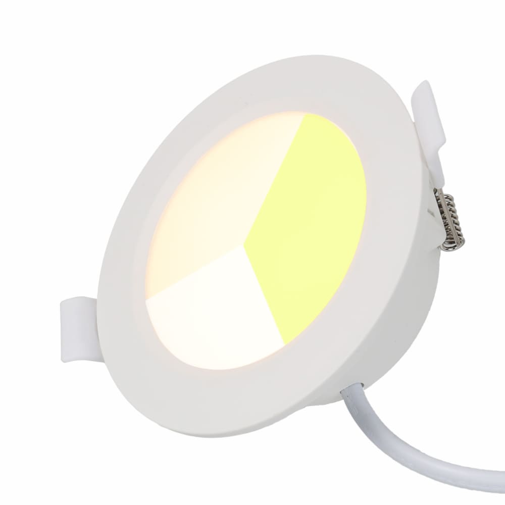 Downlight LED encastrable moderne blanc 5W CCT IP44
