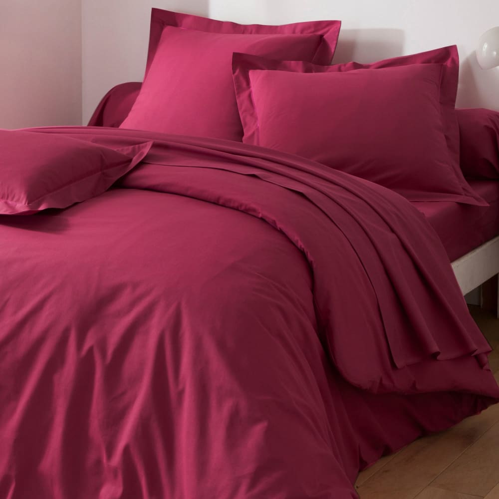 Taie sac en coton rose indien 50x70cm — vue 3