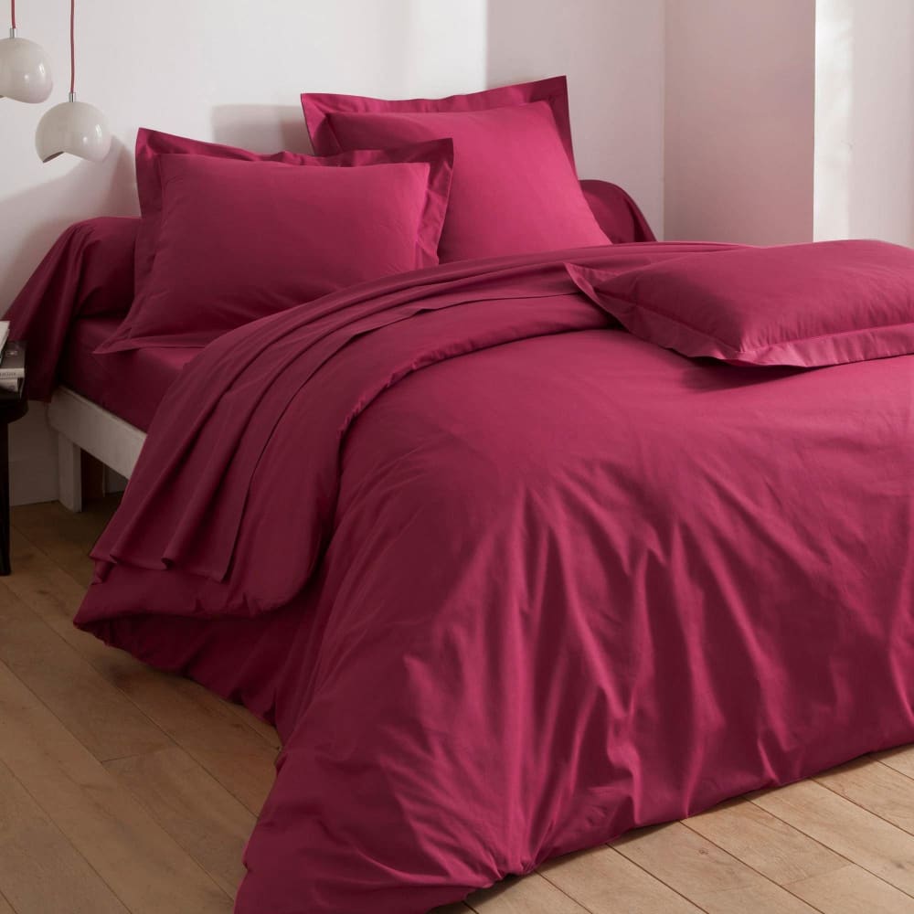 Taie sac en coton rose indien 50x70cm — vue 4