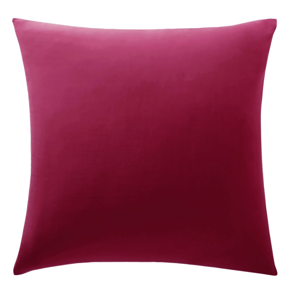 Taie sac en coton rose indien 63x63cm