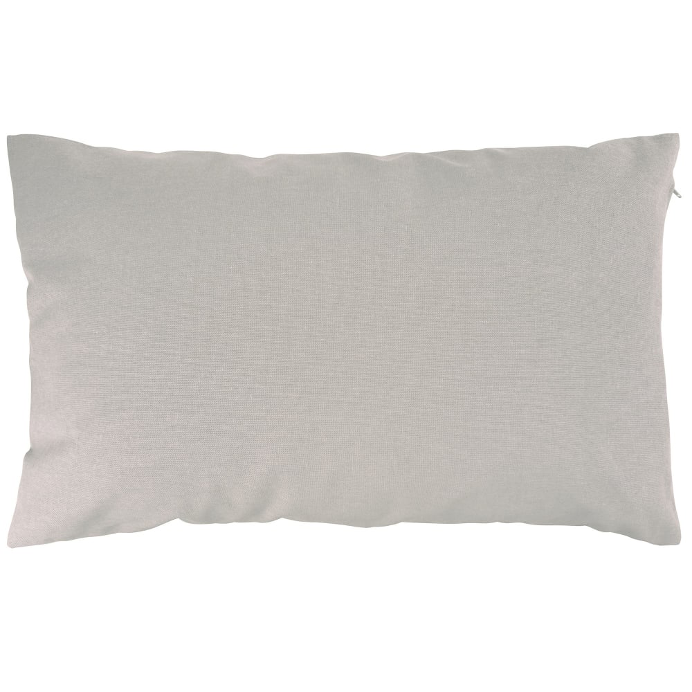 Housse de coussin en coton gris chiné 35x60cm