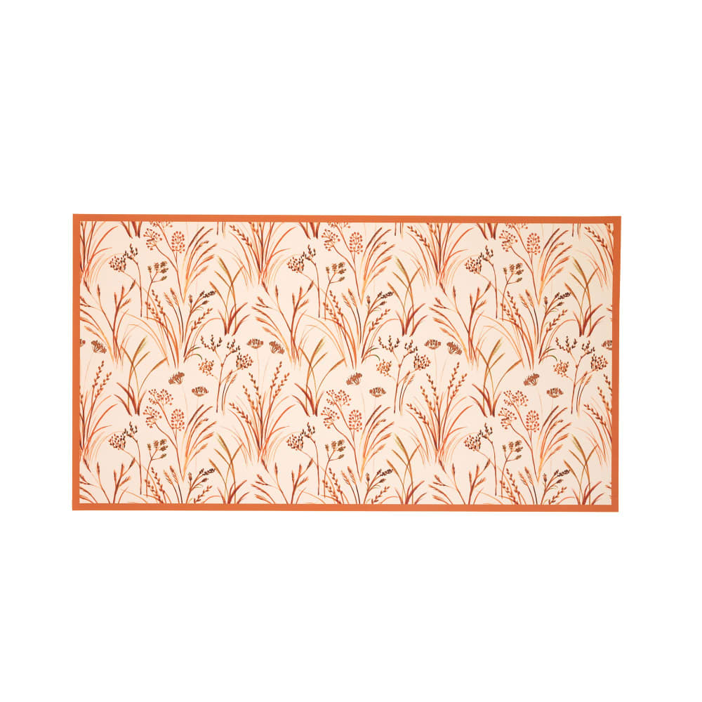 Tapis vinyle en synthétique beige 60x80cm