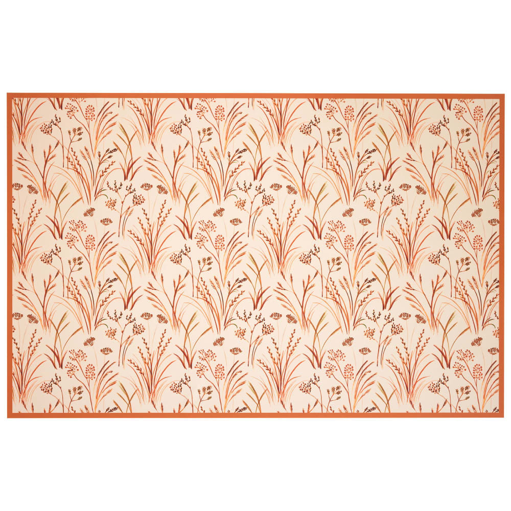 Tapis vinyle en synthétique beige 60x80cm — vue 3