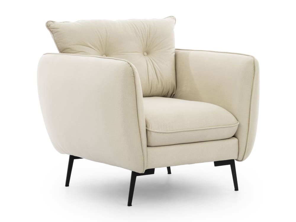fauteuil en tissu velours