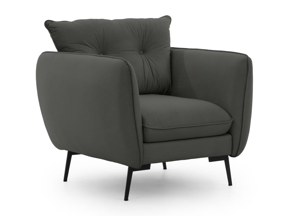 fauteuil en tissu velours