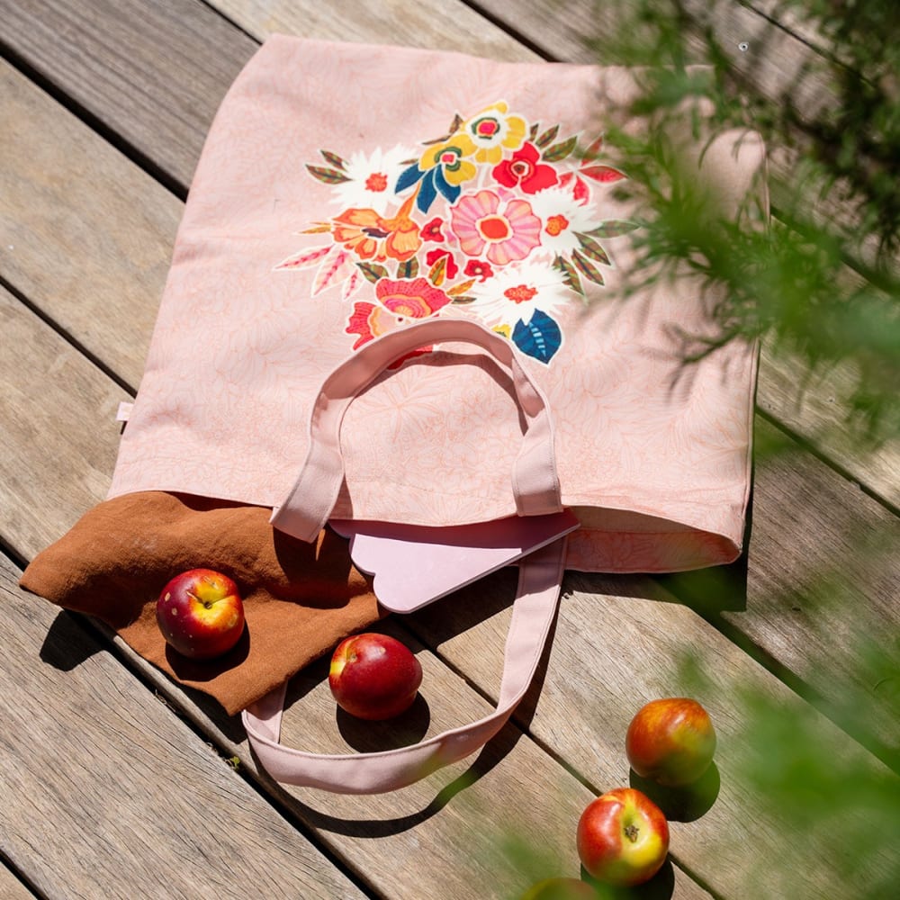 Strandtasche Floraler Druck Rosa - Maisons Du Monde