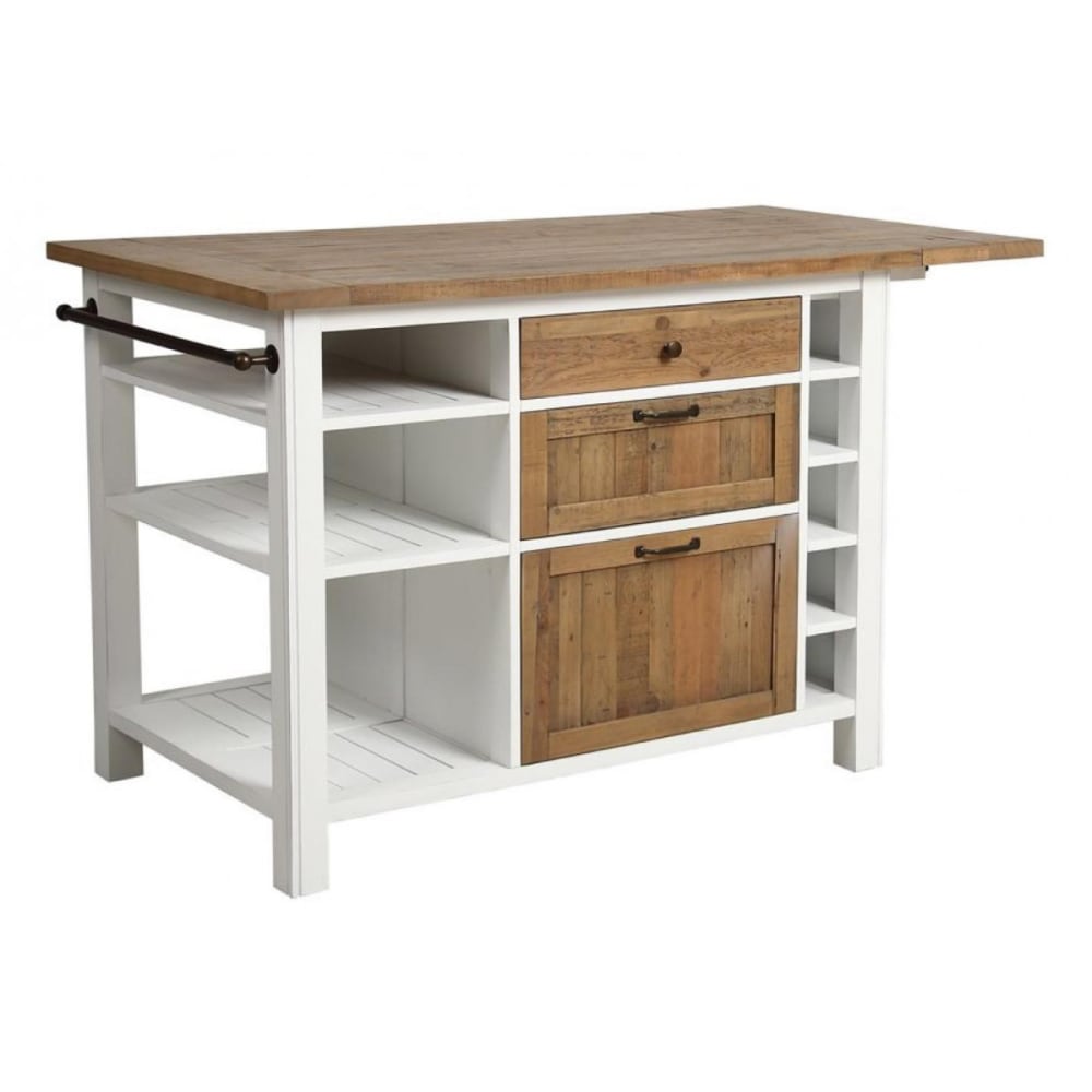 Ilot central en bois