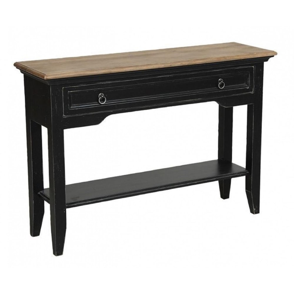 Console en bois noir